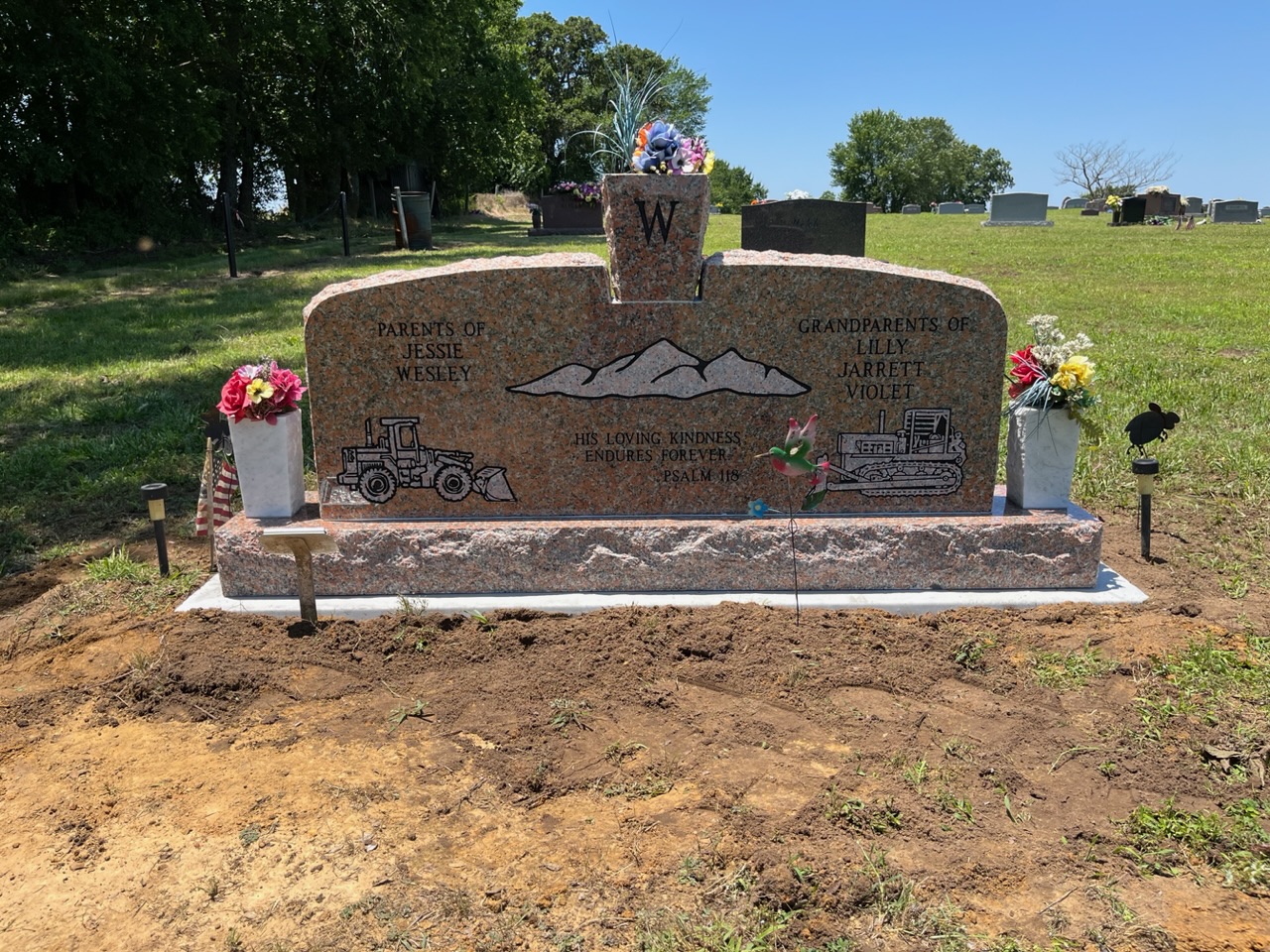 Granite granite monument