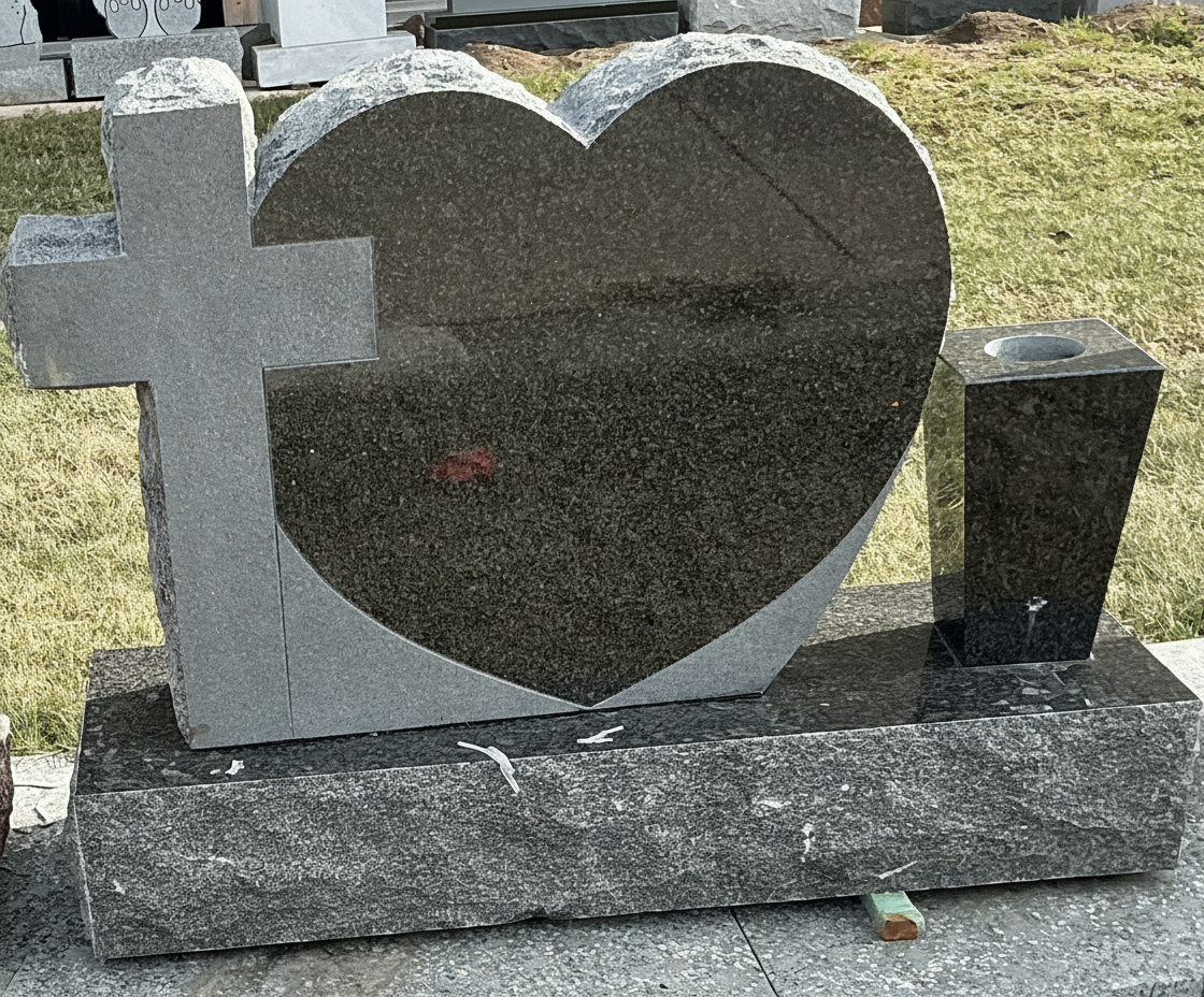 #188 SINGLE CUSTOM HEART & CROSS