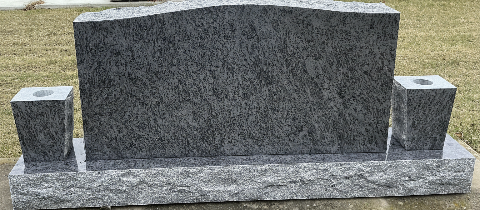 #51 DOUBLE SERP W/ LARGE VASES